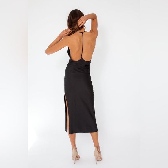 Black Slip Dress - Picture 11 of 11